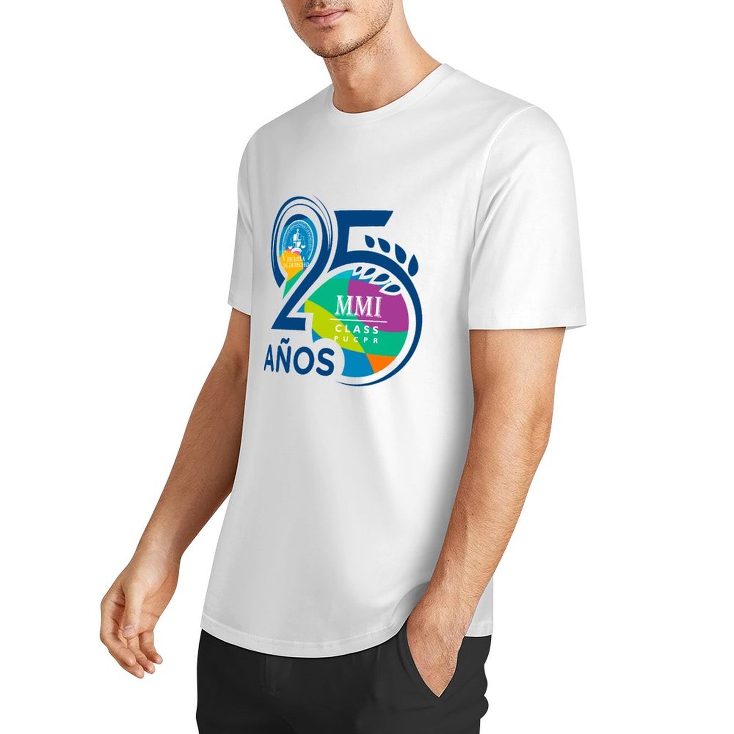 DTF 160gsm Cotton Men's Short Sleeve T-shirt