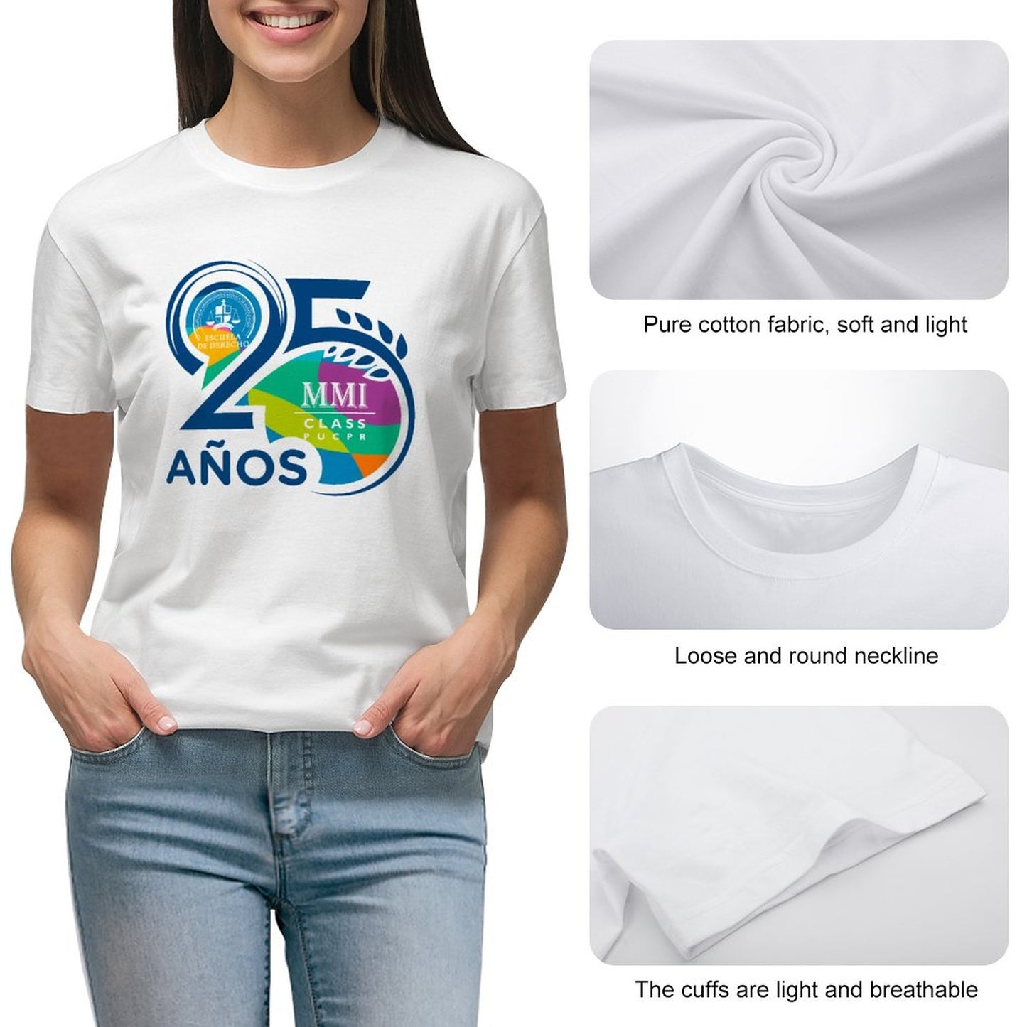 DTG 150gsm T-Shirts for Women-Printed Tees (High Definition)